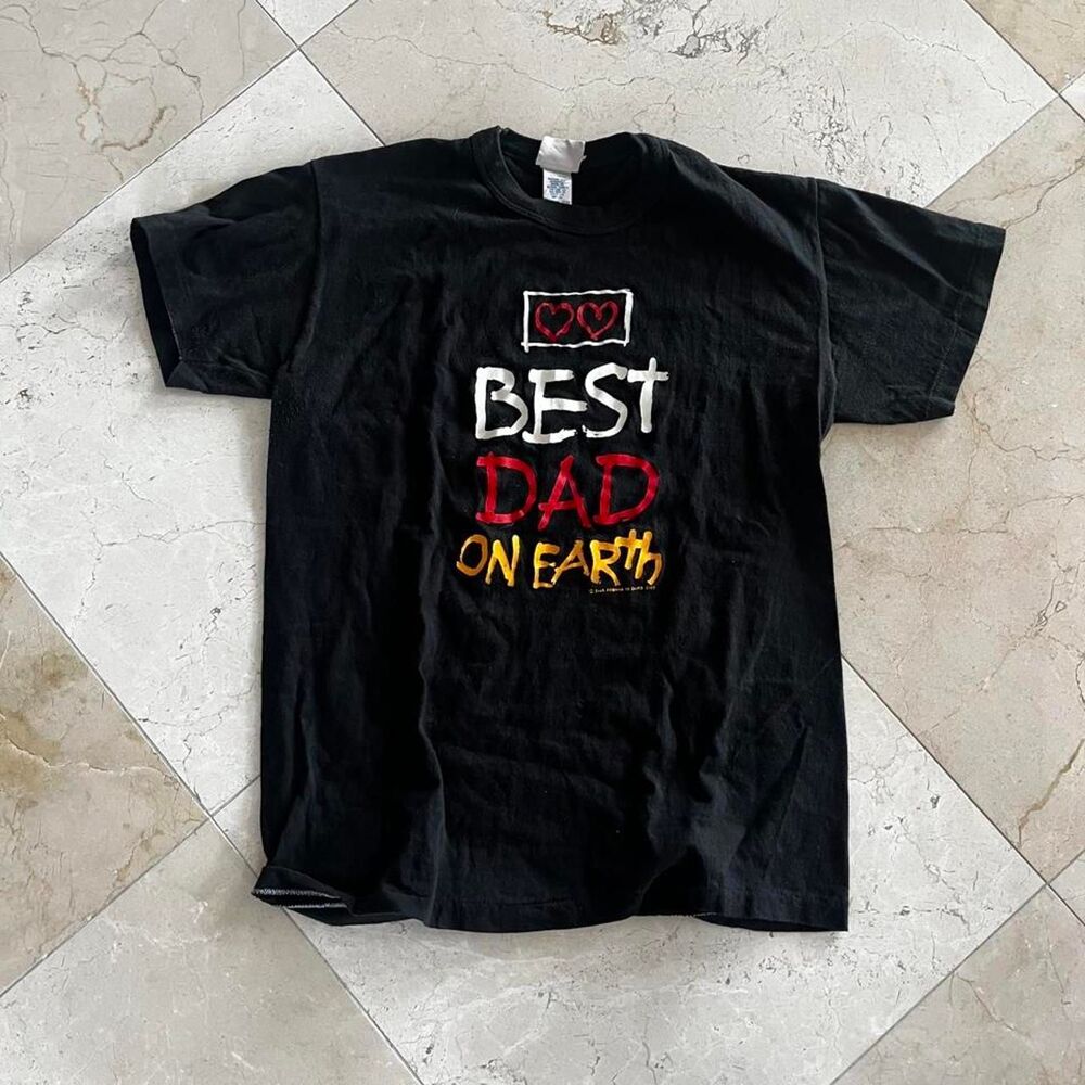 Vintage 80s "Best Dad on Earth" T-Shirt
